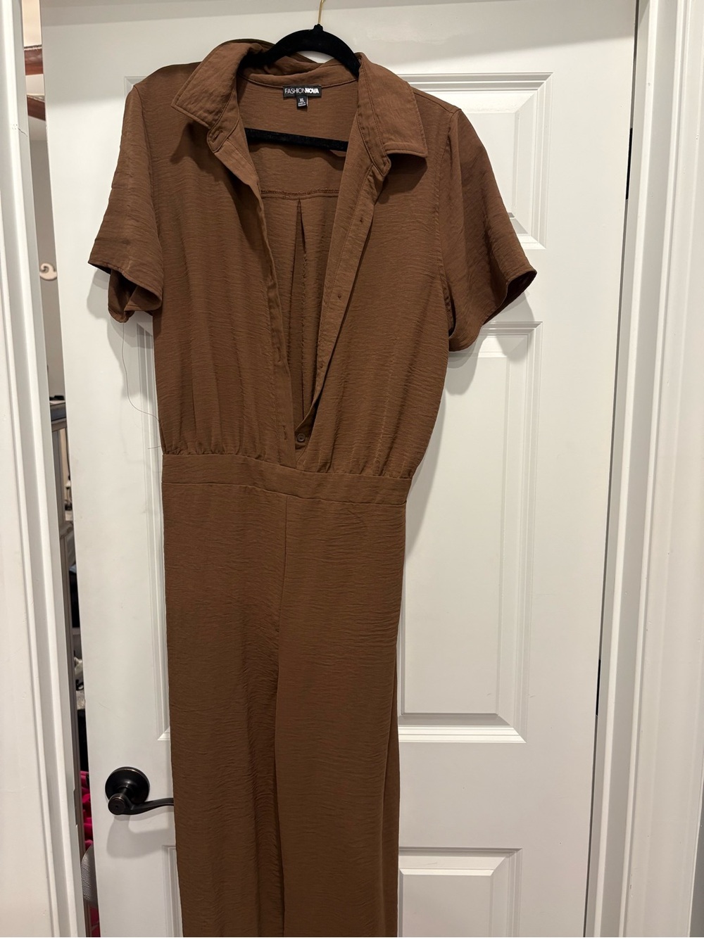 Fashion Nova Chocolate Jumpsuit